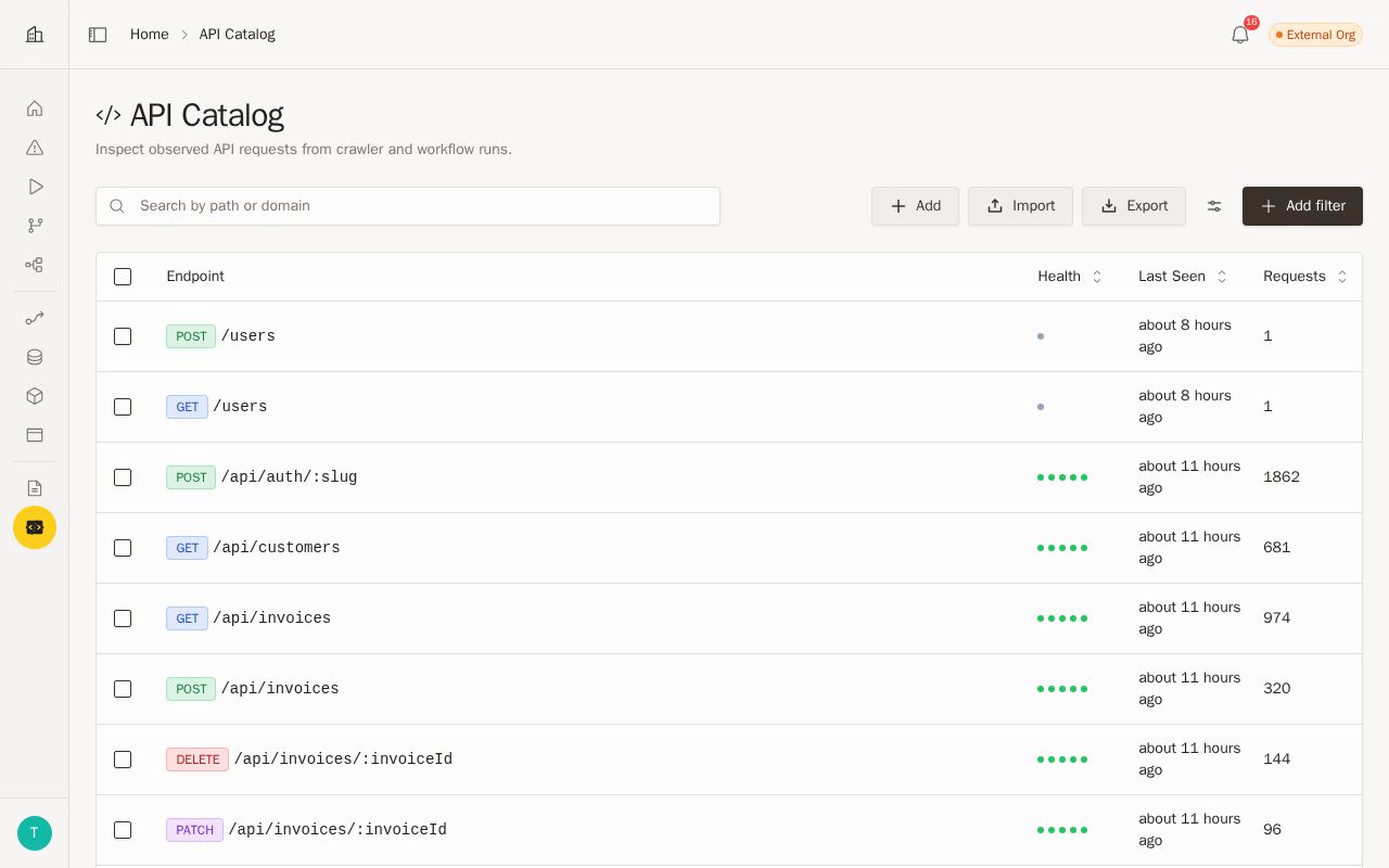 API Sequence Doctor analysis for a failed or weak sequence