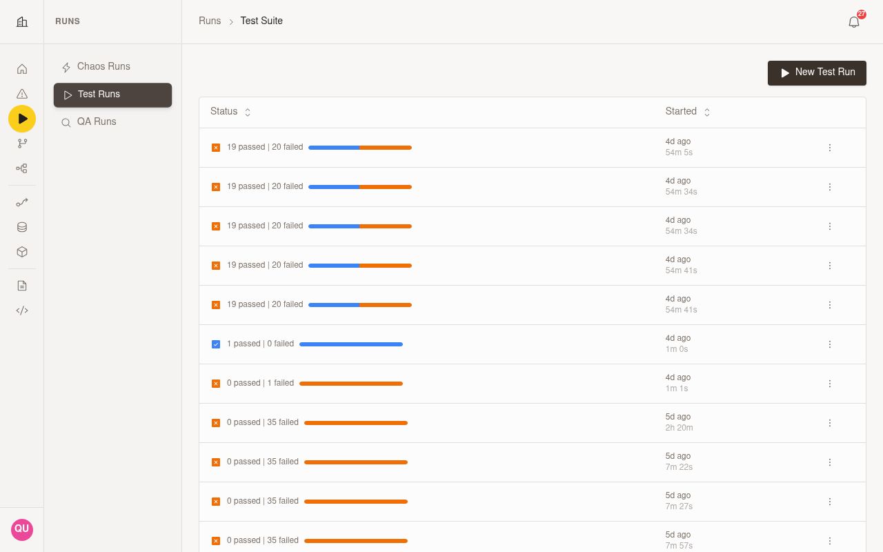 Publish action available immediately after a successful API-only sequence run
