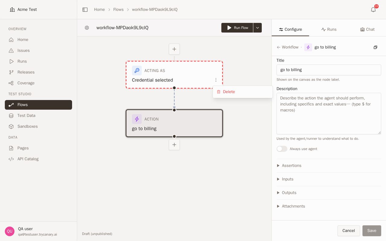 Macro editor with inline token pills in Flow Designer
