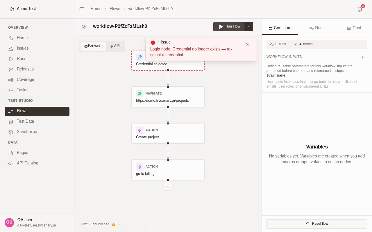 Run details showing an agent briefing derived from the knowledge graph