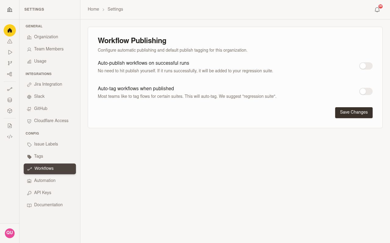 Release QA planning showing new and existing regression test recommendations