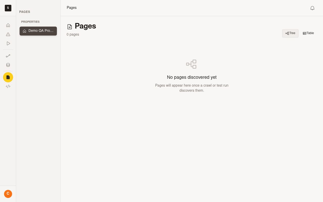 Release Timeline showing the action to bootstrap a Release QA suite from timeline activity