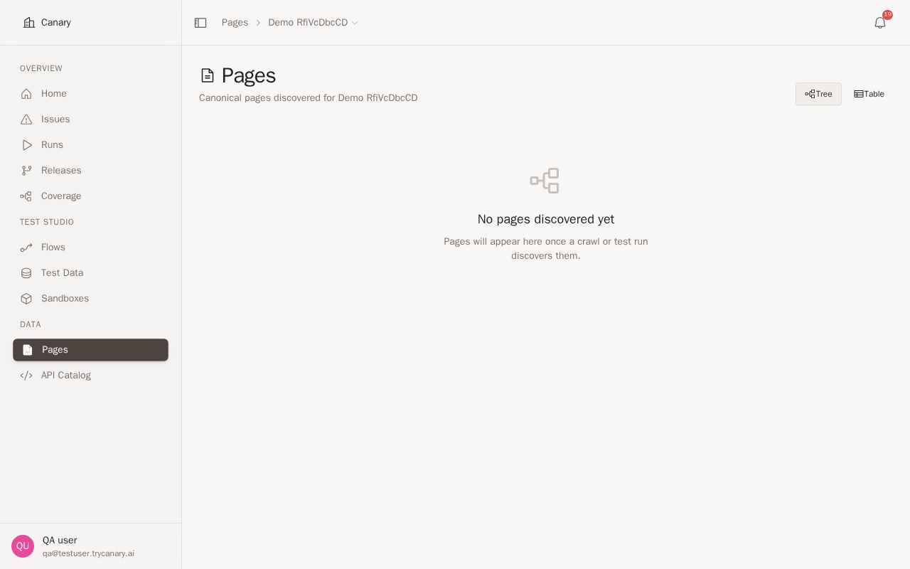 Comparison of the Pages tree structure view and Site Graph