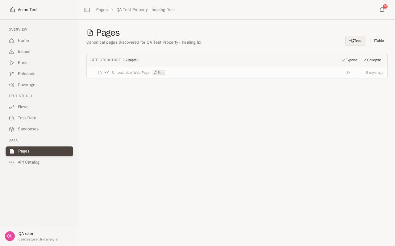 Manual grouping control in the Site Graph